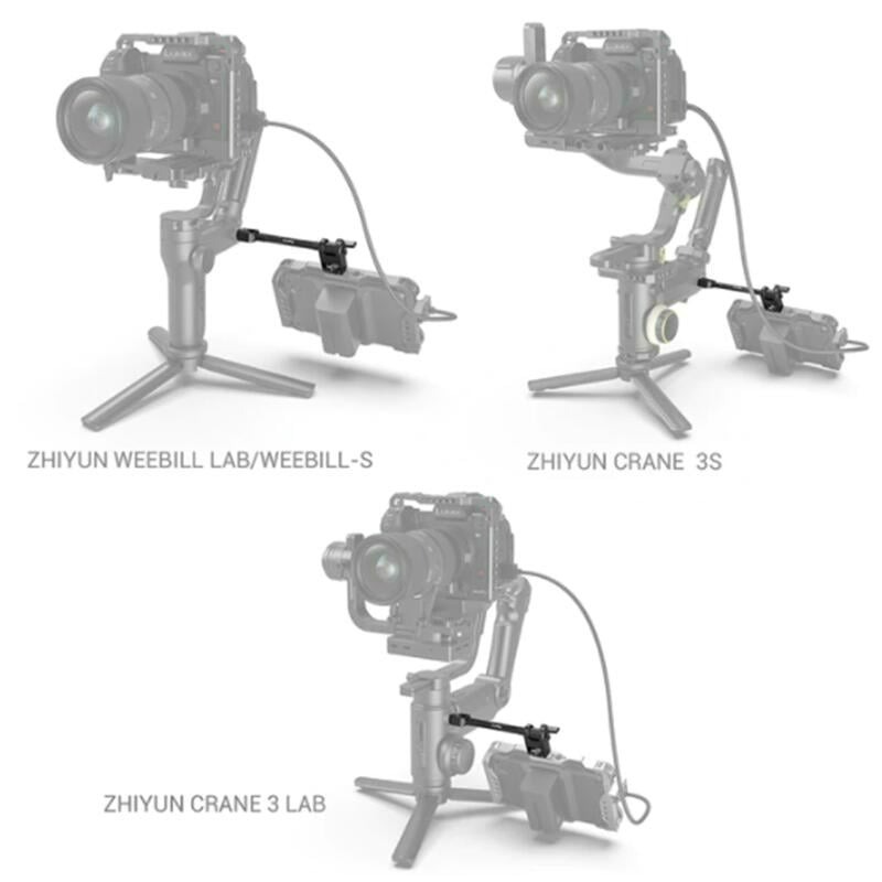 三重☆大人氣☆ SmallRig 2889 金屬 冷靴 螢幕雲台支架 for DJI Zhiyun Moza-細節圖6