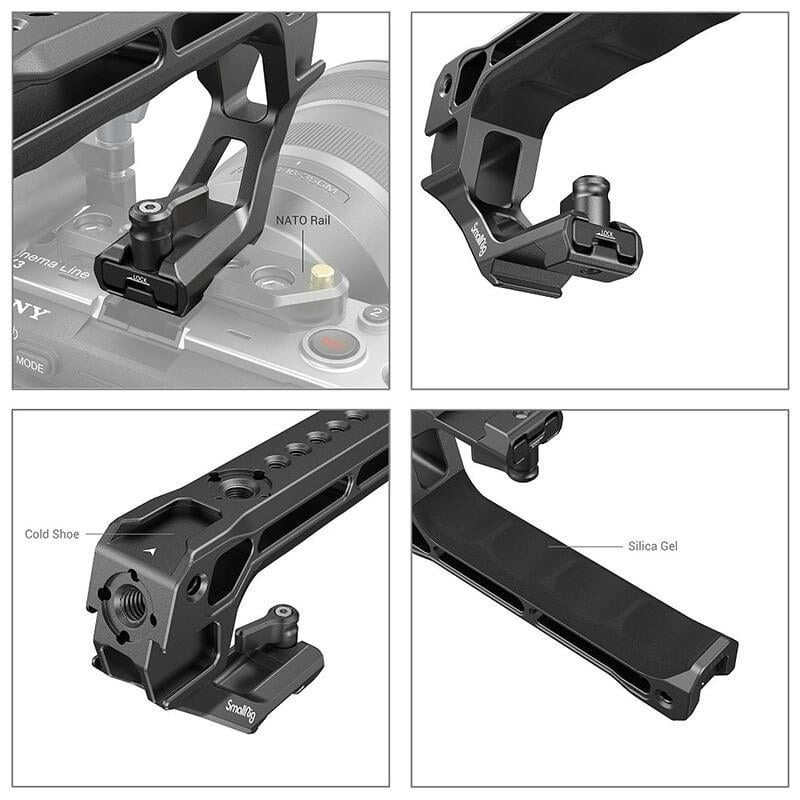 三重☆大人氣☆ SmallRig 3766 NATO 夾座 專業上提把手 提籠 手把 提把-細節圖4