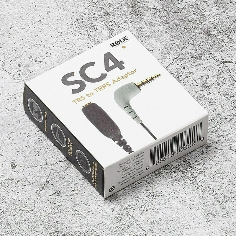 三重☆大人氣☆ 正成公司貨 RODE SC4 3.5mm TRS 母 to TRRS 公 轉接線-細節圖3