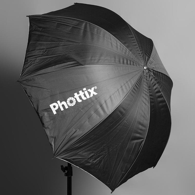 三重☆大人氣☆ 公司貨 Phottix 外黑內白 反射傘型柔光箱 101cm-細節圖2