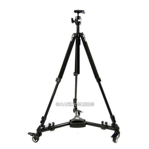 三重☆大人氣☆ YUNTENG 雲騰 TRIPOD DOLLY 900 帶刻度 三腳架 滑輪 底座-細節圖2