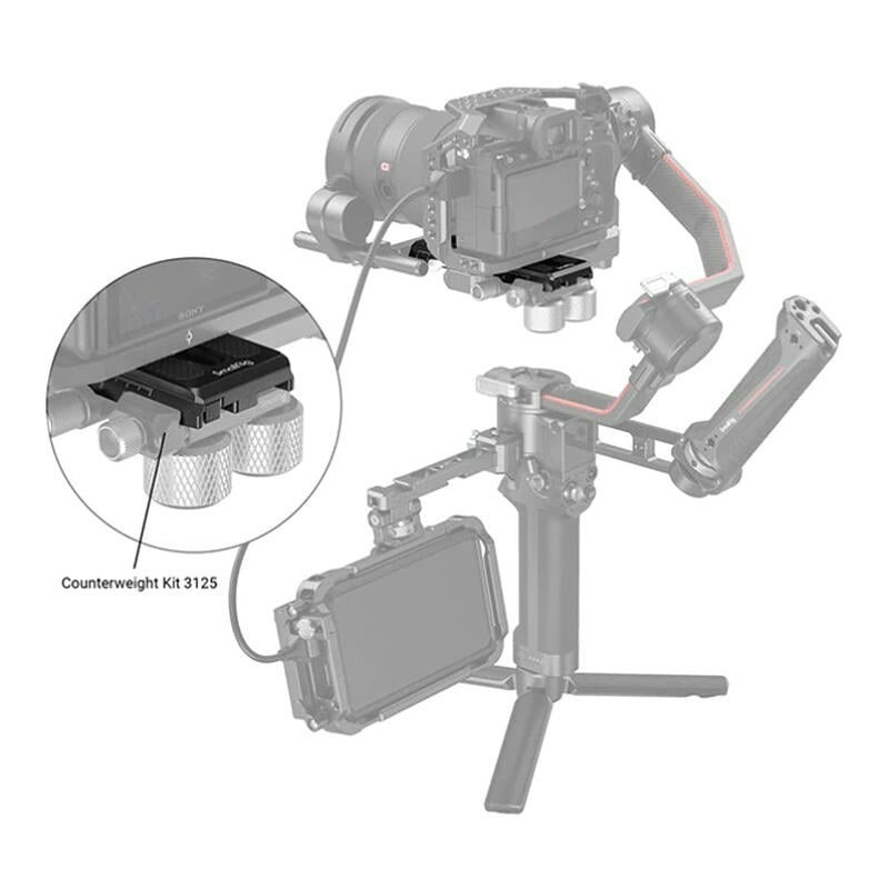 三重☆大人氣☆SmallRig 3158 B 快拆板 for  RS2 RS3 RS4 RS5-細節圖7