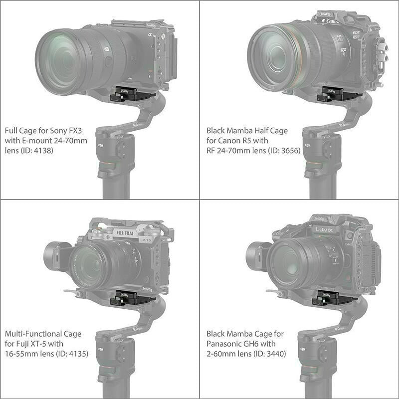 三重☆大人氣☆ SmallRig 4195 專用 阿卡 Arca 安裝夾座  RS 3 Mini RS4 pro-細節圖5