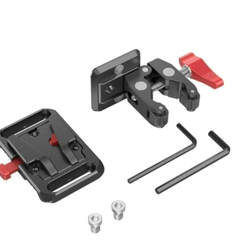 三重☆大人氣☆ SmallRig 2989 迷你 V掛電池 安裝板 帶大力夾-細節圖4