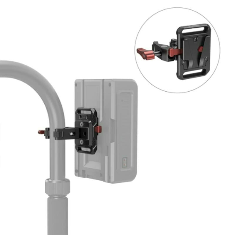 三重☆大人氣☆ SmallRig 2989 迷你 V掛電池 安裝板 帶大力夾-細節圖5