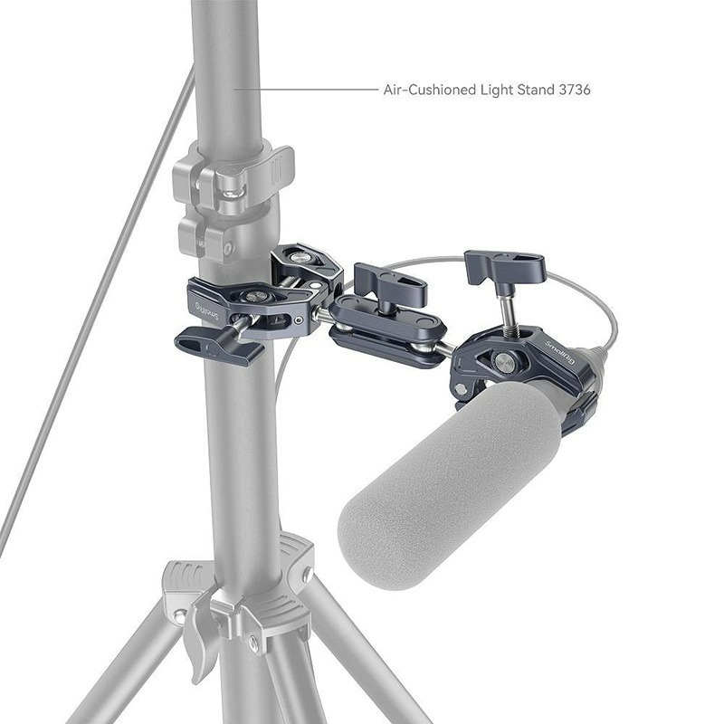 三重☆大人氣☆ SmallRig 4103 B 多功能 鋁合金 雙頭 大力夾 大力夾 蟹型鉗 蟹鉗夾-細節圖6