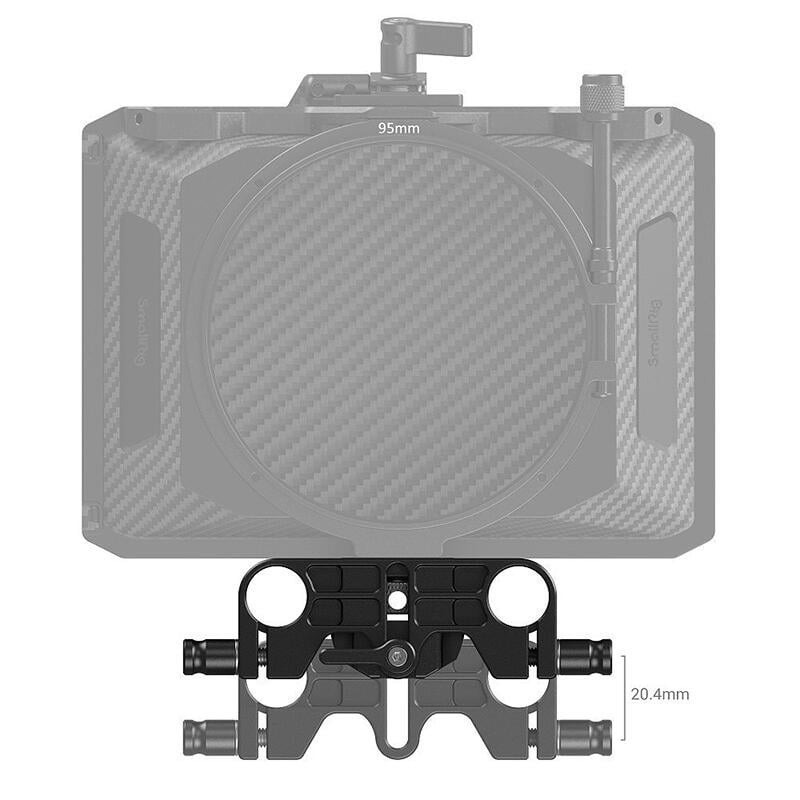 三重☆大人氣☆ SmallRig 3652 15mm 雙管夾 支架 for 遮光斗 遮光罩 3196 3680-細節圖5