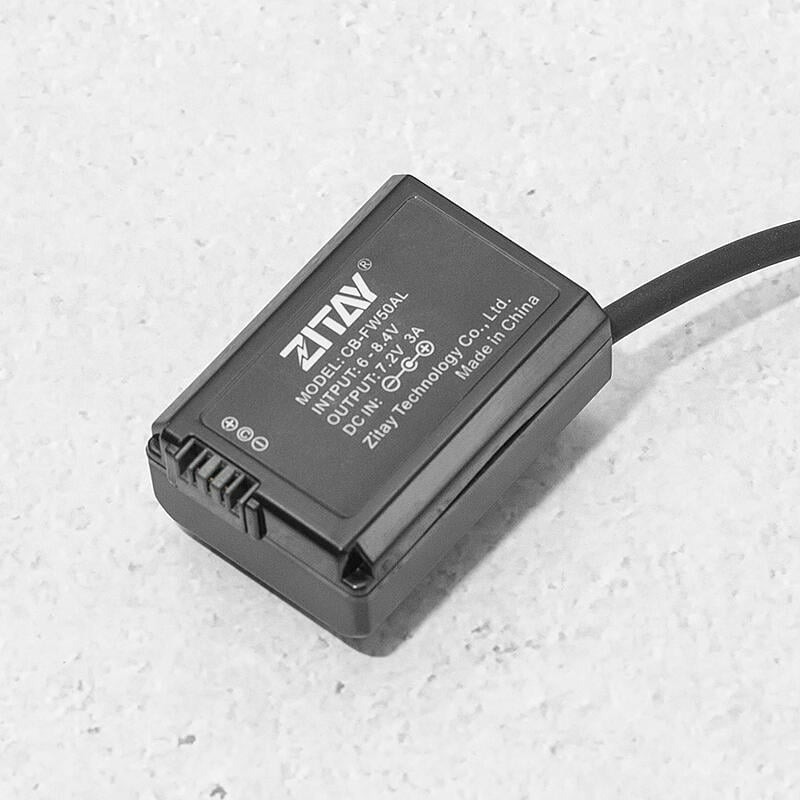 三重☆大人氣☆ 希鐵 ZITAY AC 轉 FW-50 假電池 for A7 系列-細節圖2