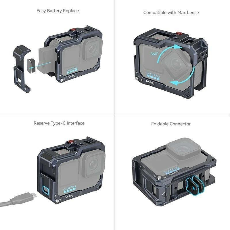 三重☆大人氣☆  SmallRig 3084 C GoPro Hero 9 10 11 12 13 相機 提籠-細節圖4