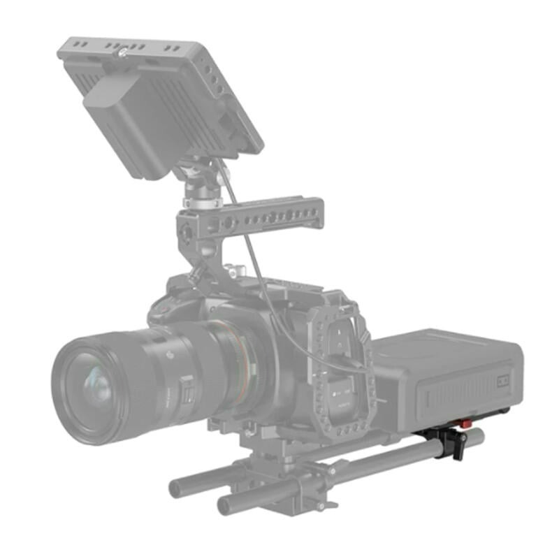 三重☆大人氣☆ SmallRig 3016 V-Lock 電池 快扣 固定板 電池扣板 帶管夾-細節圖6