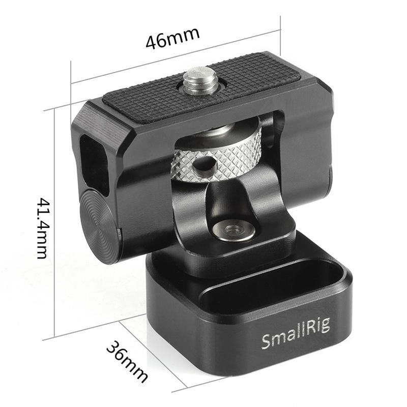 三重☆大人氣☆ SmallRig 2294 可轉向 可調俯仰 萬向 螢幕 外接座 安裝座 螢幕架-細節圖4