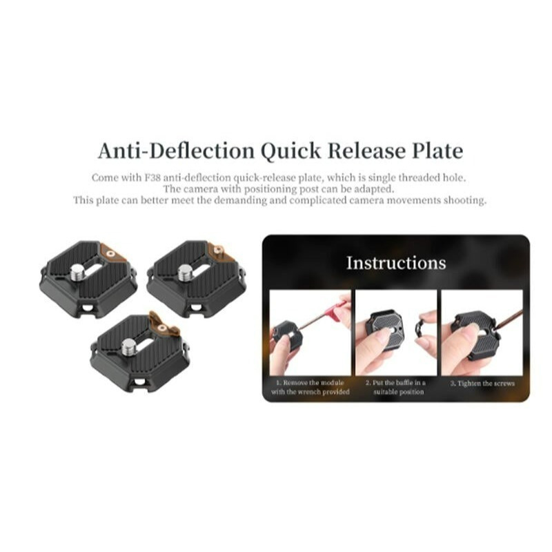三重☆大人氣☆ Ulanzi FALCAM 小隼 F38 穩定器 快拆 套件 RS2 RSC2 RS3 Pro-細節圖5
