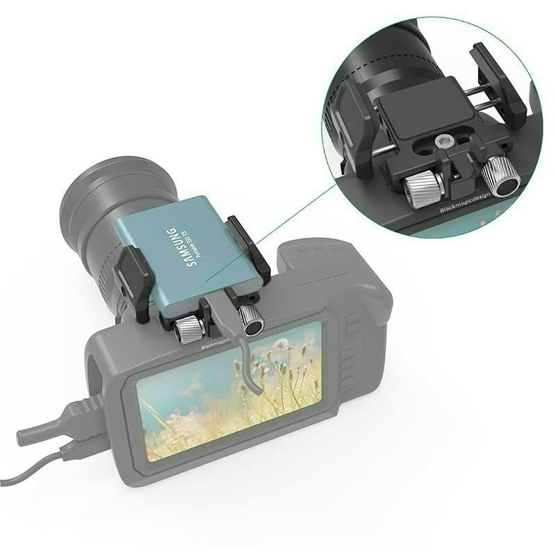 三重☆大人氣☆ SmallRig 2343 通用 硬碟夾 硬碟支架 三星SSD BMPCC 4K/Z cam E2-細節圖7