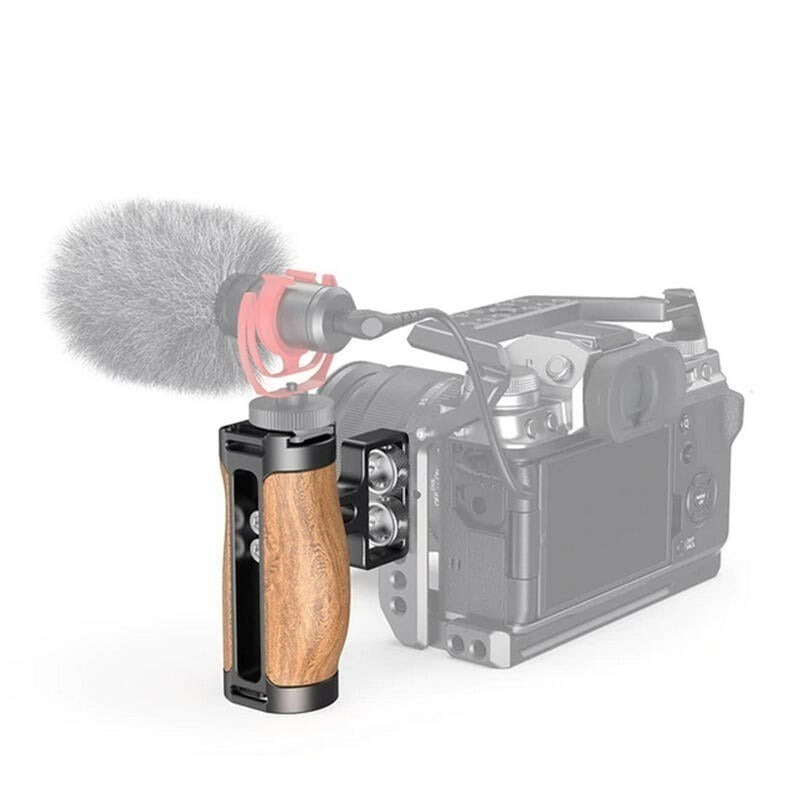 三重☆大人氣☆ SmallRig 2913 雙 1/4 專業 木質 小型 把手 提籠 手把 握把 1/4＂-20 螺牙-細節圖4