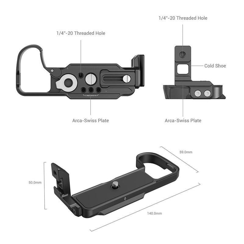 三重☆大人氣☆ SmallRig 3860 L Bracket Nikon Z30 專用 L架 L型支架 豎拍板-細節圖2