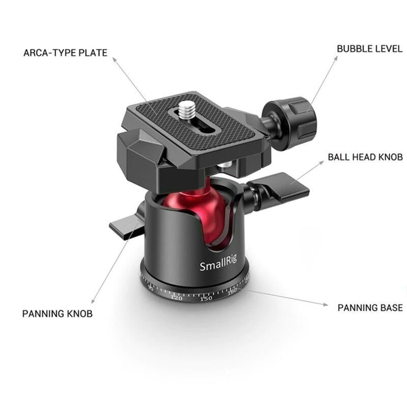 三重☆大人氣☆ SmallRig 2664 桌上型 迷你 三腳架 acra swiss 規格-細節圖4