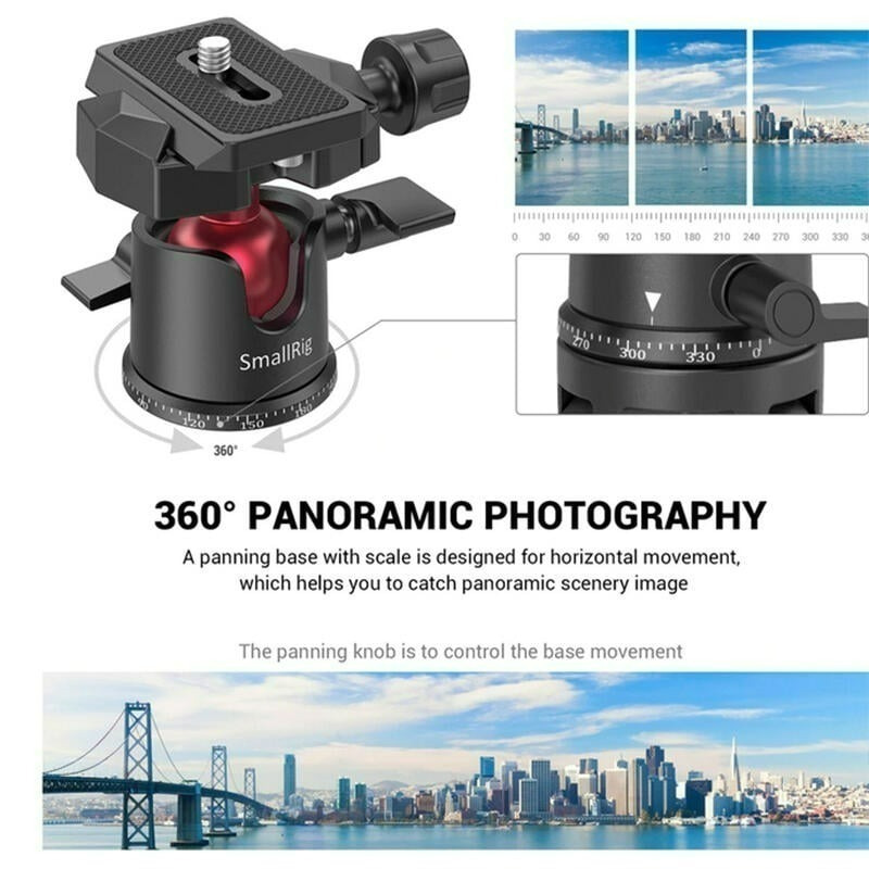 三重☆大人氣☆ SmallRig 2664 桌上型 迷你 三腳架 acra swiss 規格-細節圖5