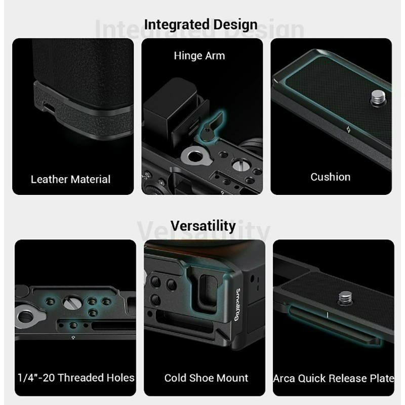 ☆大人氣☆ SmallRig 3666 B 冷靴 擴展板 Arca 底板 for Sony A74 A7R5 A7V-細節圖5