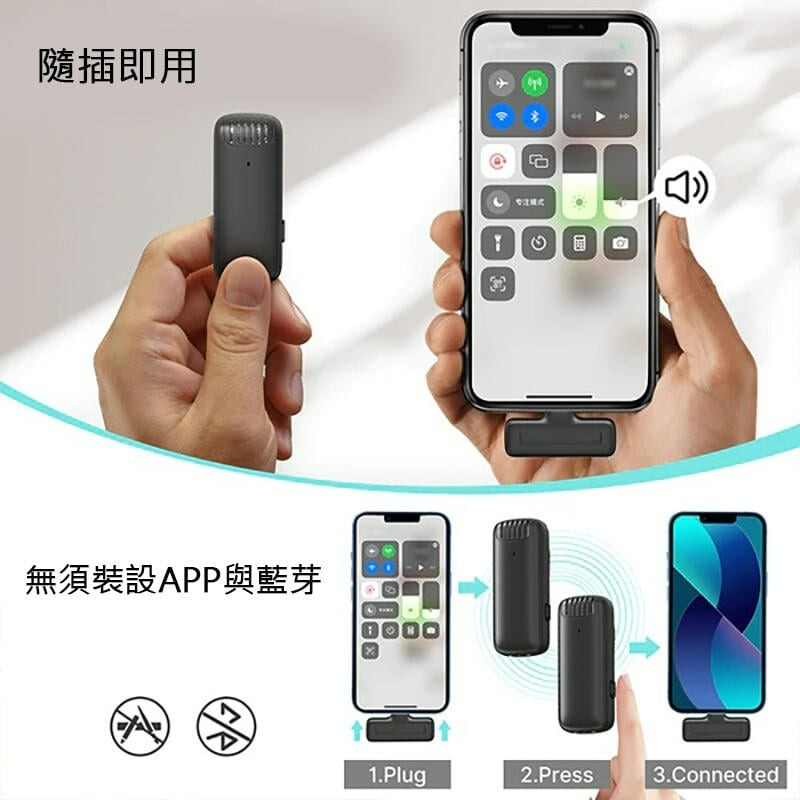 三重☆大人氣☆ Ulanzi J12 1對2 無線 領夾式 全指向 麥克風-細節圖2