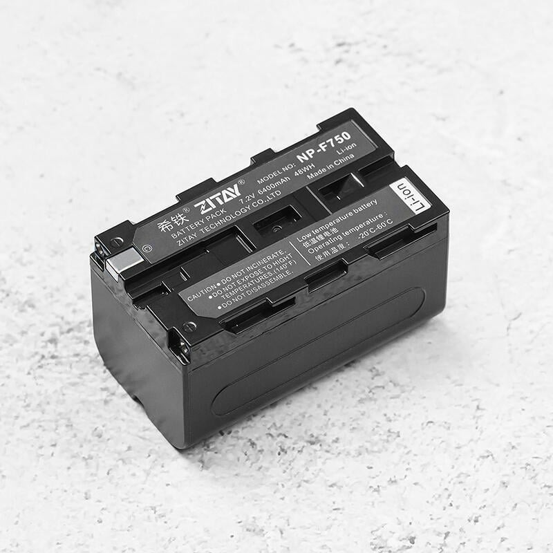 三重☆大人氣☆ 希鐵 ZITAY NP-F750 6400mAh 超高容量 充電電池 F750-細節圖3