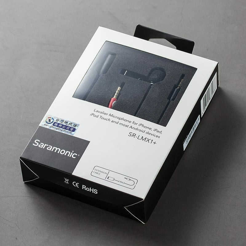 三重☆大人氣☆公司貨 Saramonic 楓笛 SR-LMX1+ 智慧型 手機 領夾 麥克風 3.5mm TRRS-細節圖2