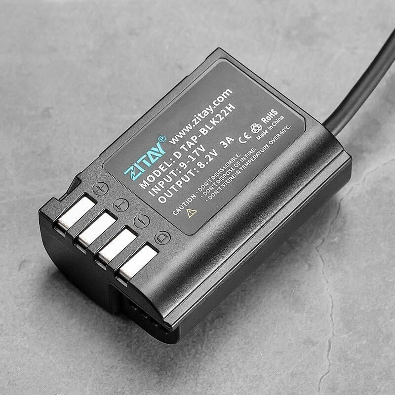 三重☆大人氣☆ 希鐵 ZITAY DTAP 轉 BLK22 假電池 S5 GH6 D-TAP-細節圖2