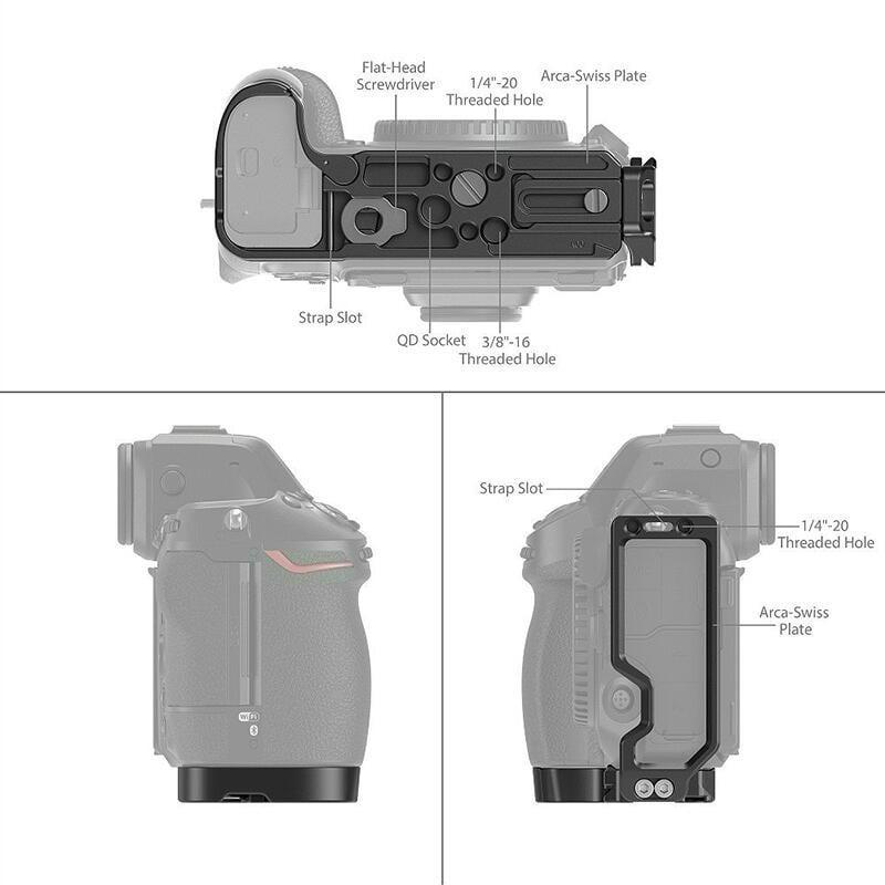 三重☆大人氣☆ SmallRig 3942 L Bracket 專用 L架 L型支架 豎拍板 for Nikon Z8-細節圖3