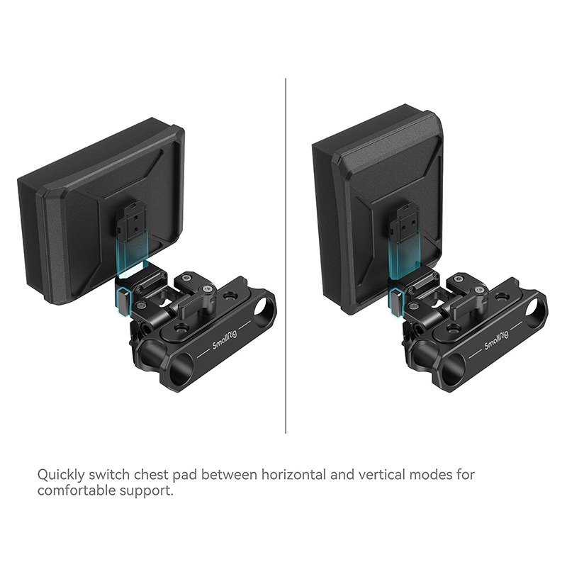 三重☆大人氣☆ SmallRig 3183 B 15mm管夾 輕量級 穩定 胸墊 腹部支撐 承架 托架-細節圖4