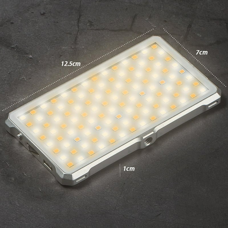 三重☆大人氣☆公司貨 LituFoto 麗能 F12 輕巧金屬 LED 可調色溫 補光燈-細節圖2