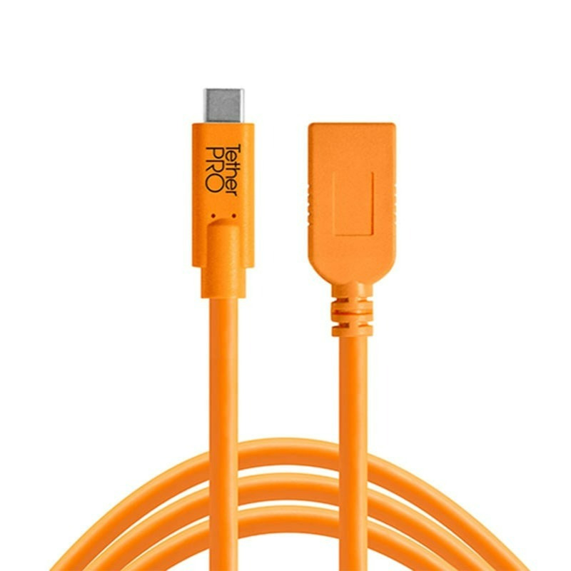 三重☆大人氣☆ Tether Tools CUCA415-ORG USB-C TO USB-A 聯機拍攝線 延長線-細節圖2