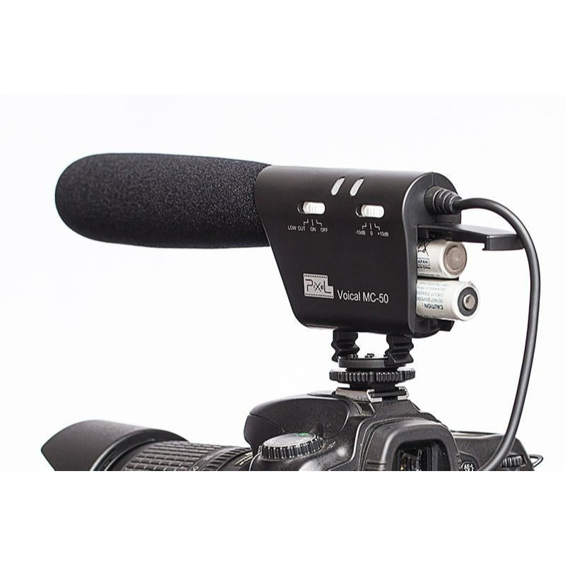 三重☆大人氣☆ 公司貨 PIXEL 品色 Voical MC-50 MC50 單眼數位相機 指向性 錄音 麥克風-細節圖2