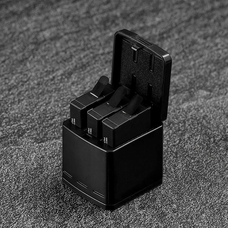 三重☆大人氣☆ TELESIN 副廠 GoPro HERO 6 7 8 收納盒 充電器 + 副廠電池x3-細節圖6