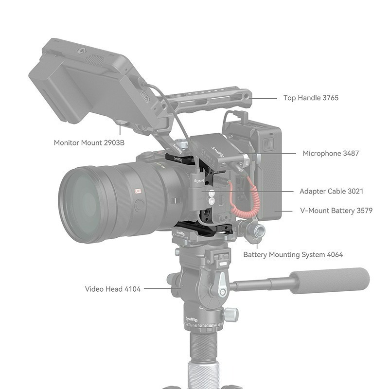 三重☆大人氣☆ SmallRig 4337 專用 提籠 半籠 for Sony A6700 A6600 A6500-細節圖9