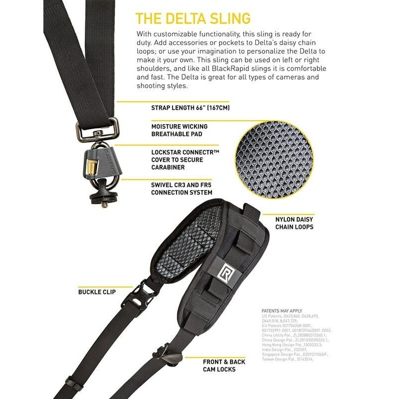 三重☆大人氣☆ 公司貨 BLACKRAPID BTDELTA 極速 相機背帶 快槍俠 BT DELTA-細節圖6