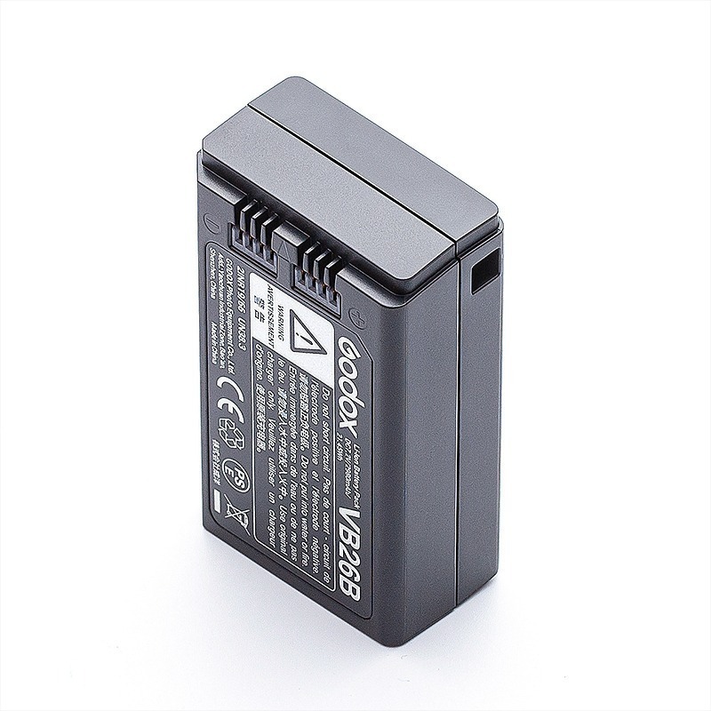 三重☆大人氣☆ 公司貨 Godox VB26B 神牛 V1 鋰電圓燈頭閃光燈 專用 鋰電池-細節圖2