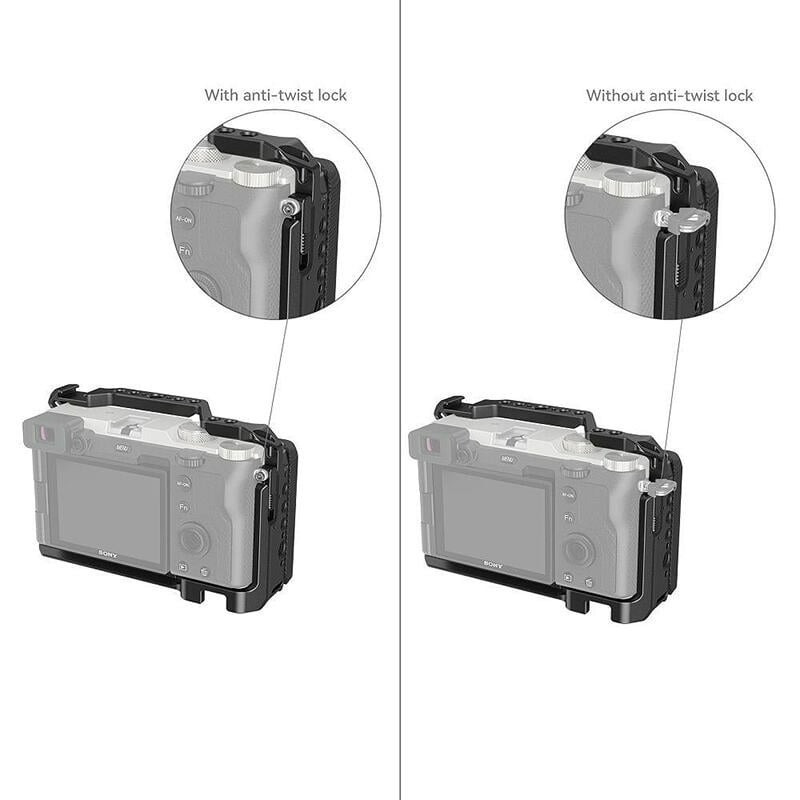 三重☆大人氣☆ SmallRig 3212 B 帶矽膠手柄 專用 提籠 兔籠 for Sony A7C 專用-細節圖4