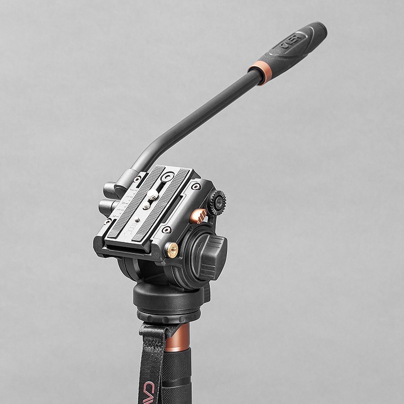 三重☆大人氣☆公司貨 Cayer 卡宴 CF34DVH6 碳纖維 4節 液壓雲台 獨腳架 錄影 油壓 單腳架-細節圖5
