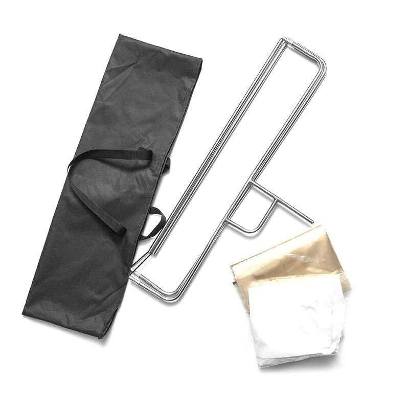 三重☆大人氣☆ 折疊式 90x75cm 五合一旗板 (大) 銀金白 反光板 遮光旗 控光幕-細節圖2