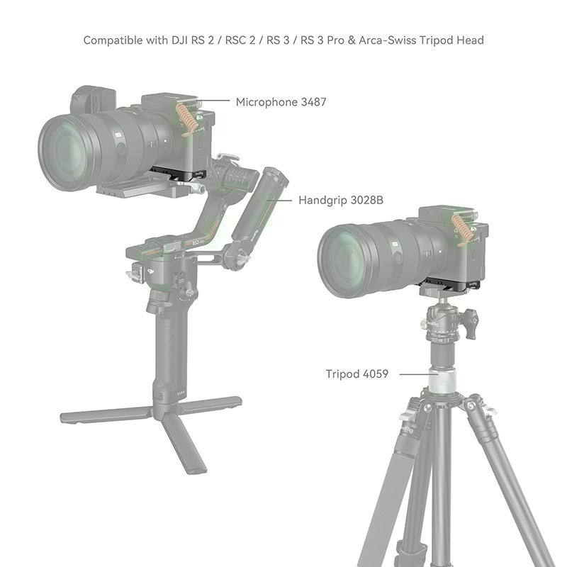 三重☆大人氣☆ SmallRig 4438 黑 4439 銀 擴展板 Arca 底板 SONY A7C II A7CR-細節圖5