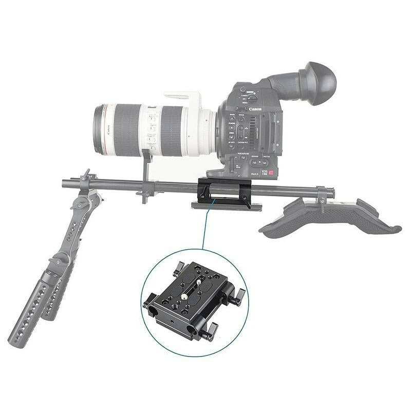 三重☆大人氣☆ SmallRig 1798 底板 帶 雙15mm 桿夾-細節圖4