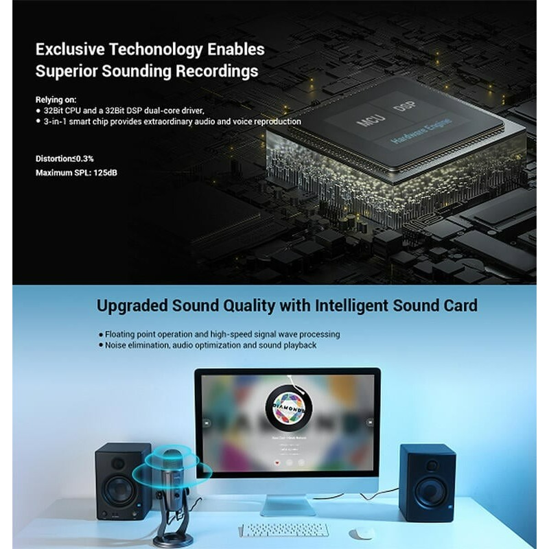 三重☆大人氣☆ SmallRig 3465 Forevala U50 USB 麥克風 直播 錄音棚-細節圖5