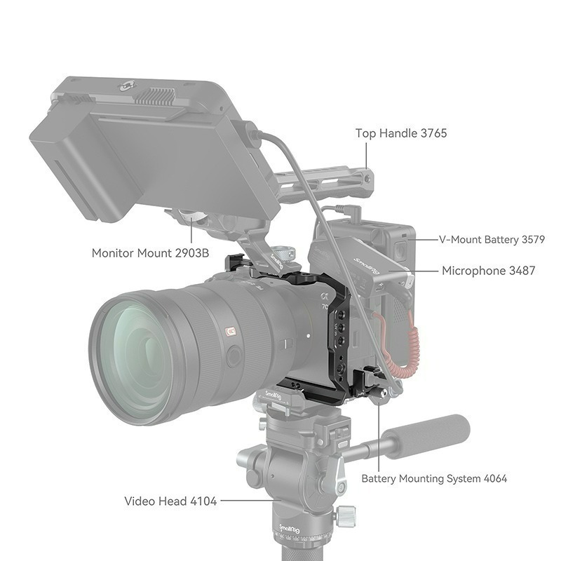 三重☆大人氣☆ SmallRig 4422 專用 提籠 for SONY A7C2 A7CR A7CII-細節圖9