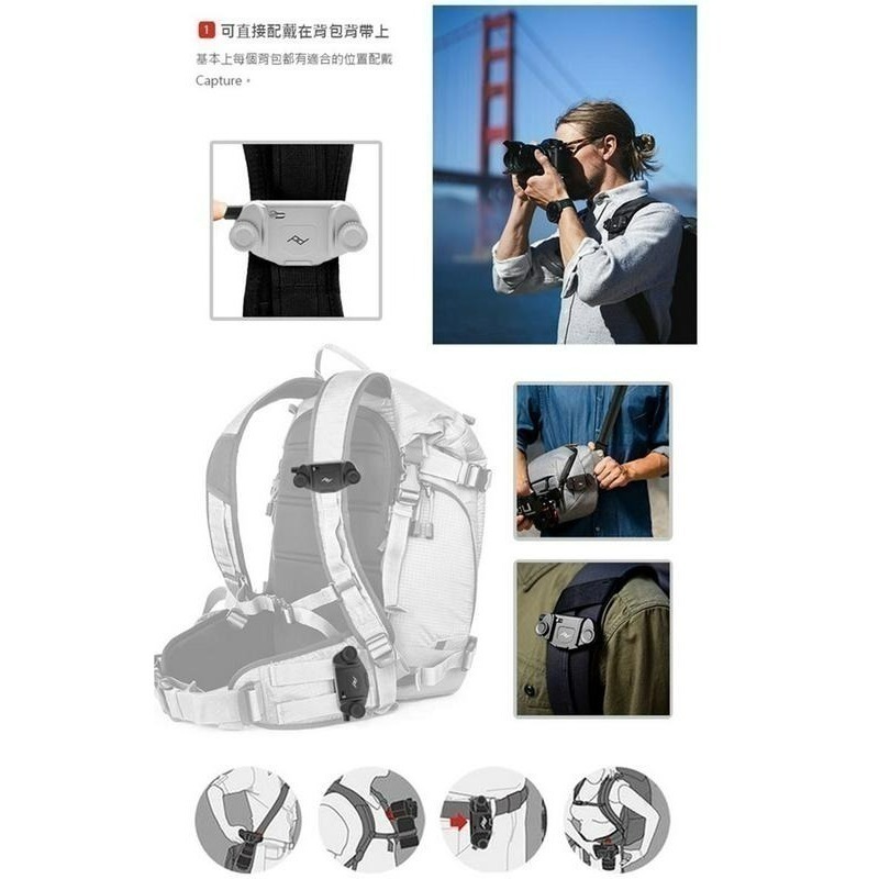 三重☆大人氣☆ 公司貨 Peak Design Capture Camera Clip V3 相機快夾系統 不含快拆板-細節圖5