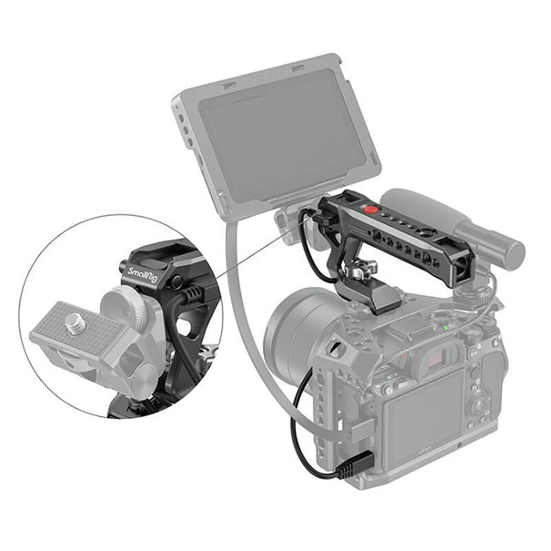 三重☆大人氣☆ SmallRig 3322 NATO 滑槽型 電控 手把 提把 for Sony/松下/富士 無反相機-細節圖5