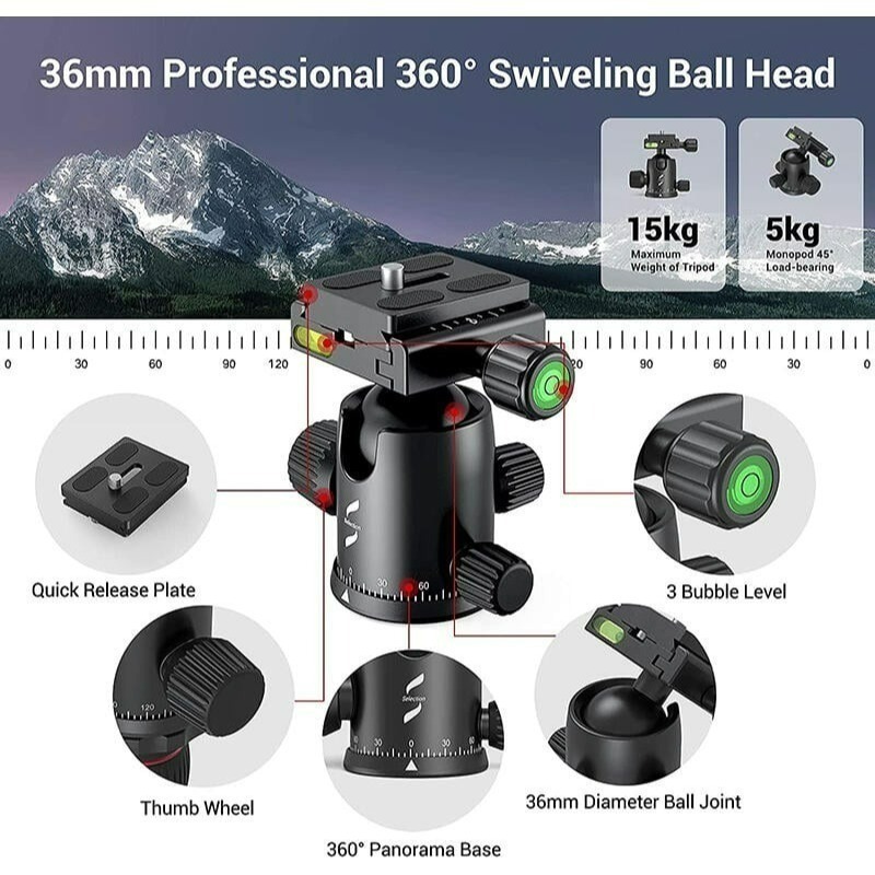 三重☆大人氣☆ SmallRig 3767 C (=3474 C 英文版) 專業 鋁合金 三腳架 附 手機夾 Arca-細節圖4