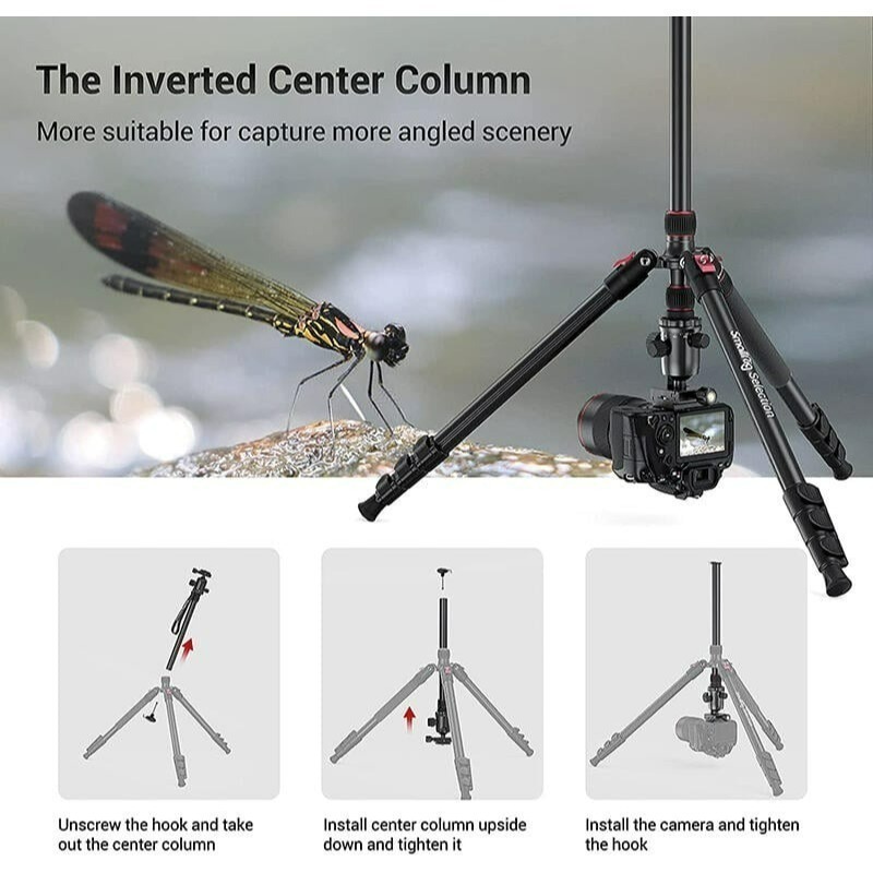 SmallRig 3474 CT-20 專業 鋁合金 三腳架 附 手機夾 Arca-細節圖6