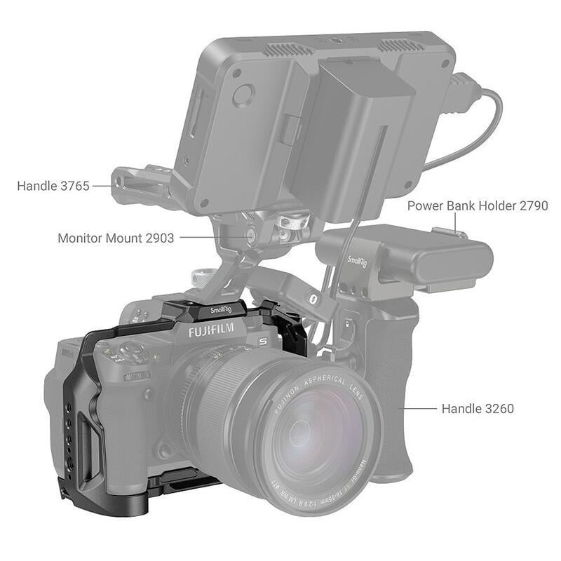 三重☆大人氣☆ SmallRig 3934 相機 提籠 for FUJIFILM X-H2 / X-H2S-細節圖6