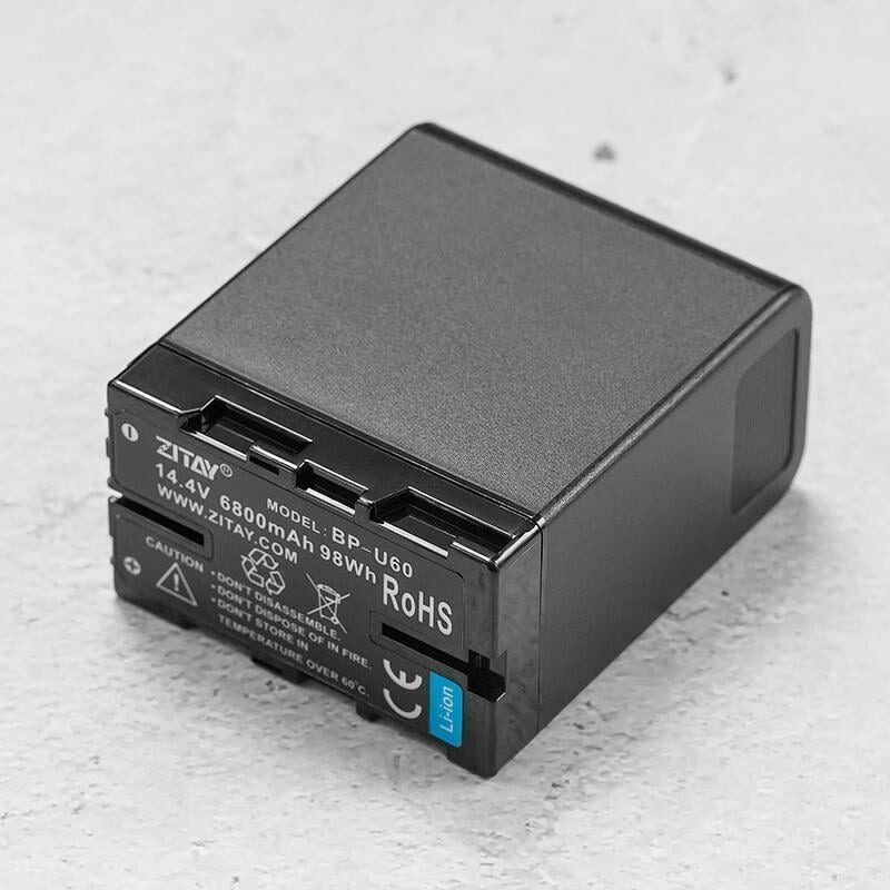 三重☆大人氣☆ 希鐵 ZITAY BP-U60 6800mAh 高容量 充電電池-細節圖2