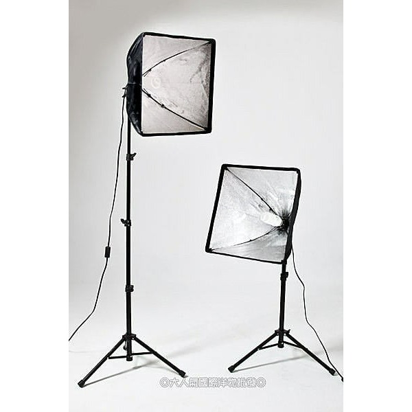 三重☆大人氣☆[雙燈套組] 50 x 50 cm 135w 快拆 無影罩 攝影棚燈 2盞 商品 攝影-細節圖3