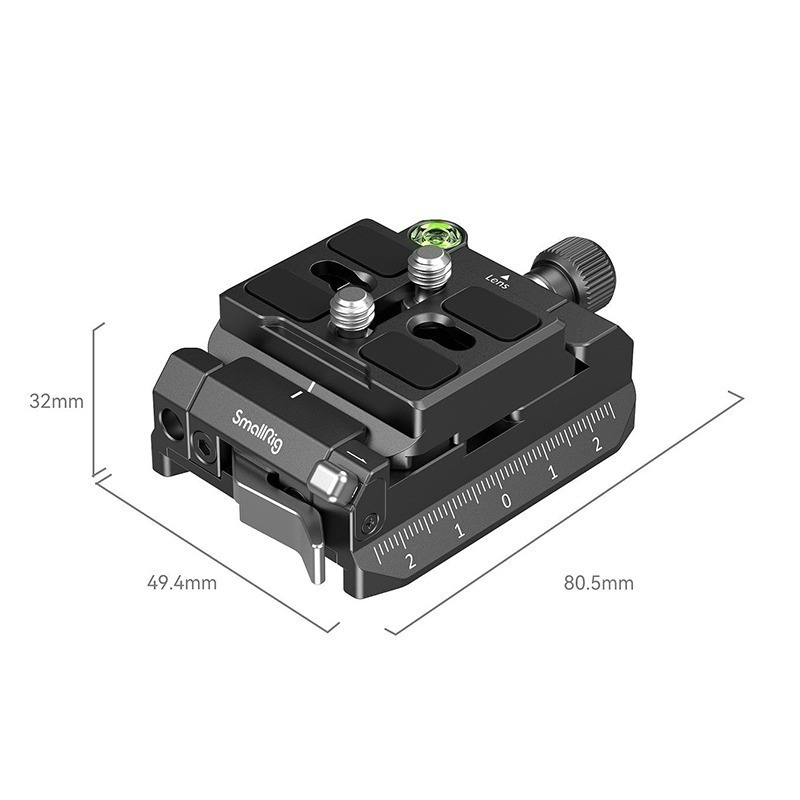三重☆大人氣☆ SmallRig 4234 Arca-Swiss / Manfrotto 通用 夾座 + 快拆板-細節圖2